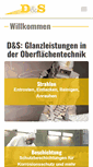 Mobile Screenshot of ds-sandstrahltechnik.de